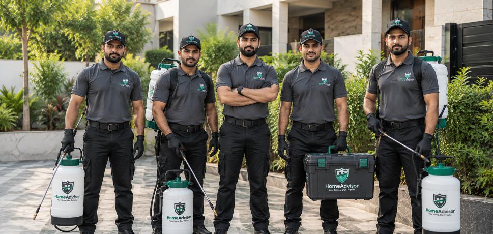 HomeAdvisor Pest Control Team Portrait
