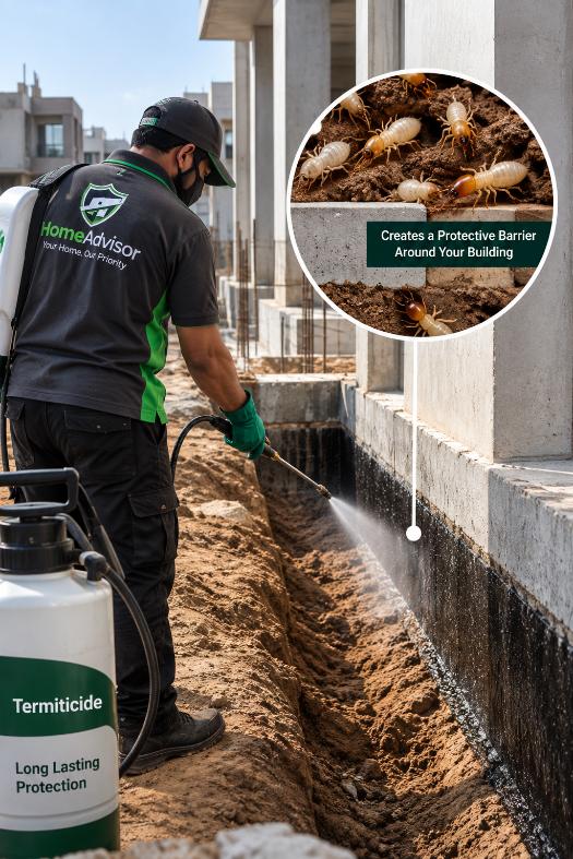 Termite Barrier Foundation Treatment