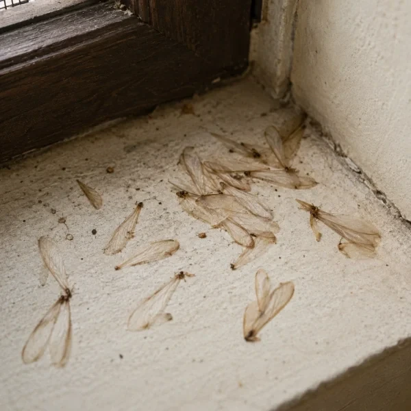Discarded termite wings Proof